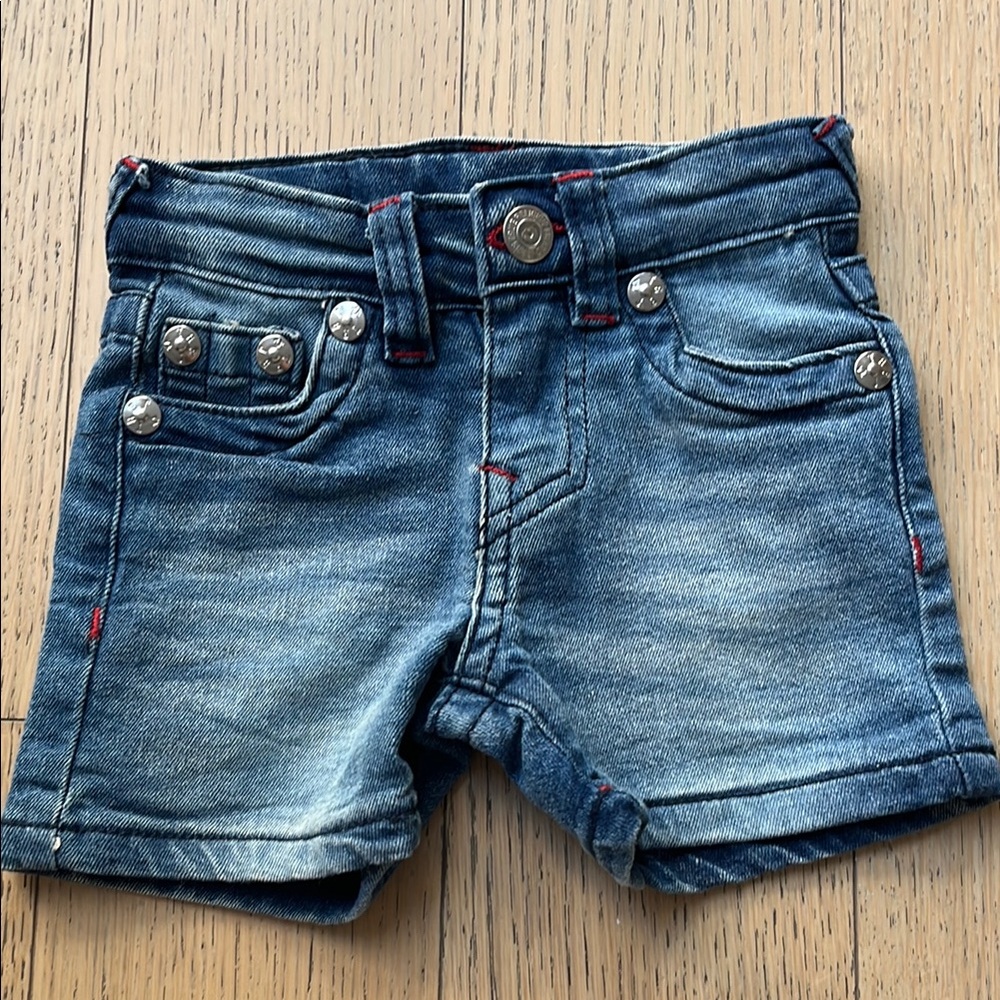Denim Blue Kids Shorts